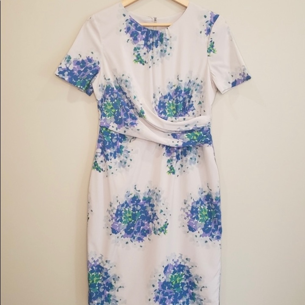 Hobbs London Floral Silk Dress